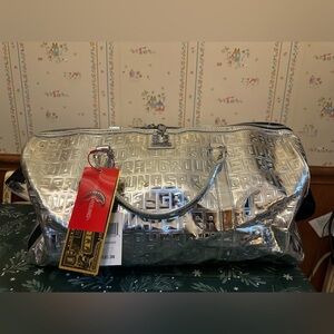 Sprayground Silver Duffel Bag